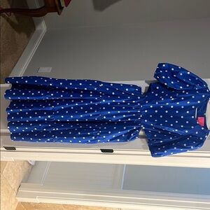 Lilly Pulitzer Blue Dress with White Patterns